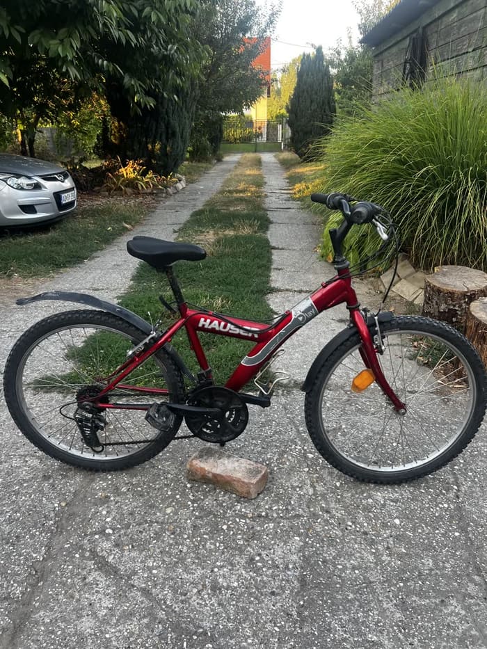 Piros Hauser MTB kerékpár — felújított, eladó kerékpár